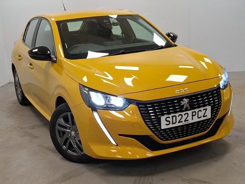Yellow Used 2022 Peugeot 208 Active Premium Hatchback | £12,998 (Fair price) - Image 1/4