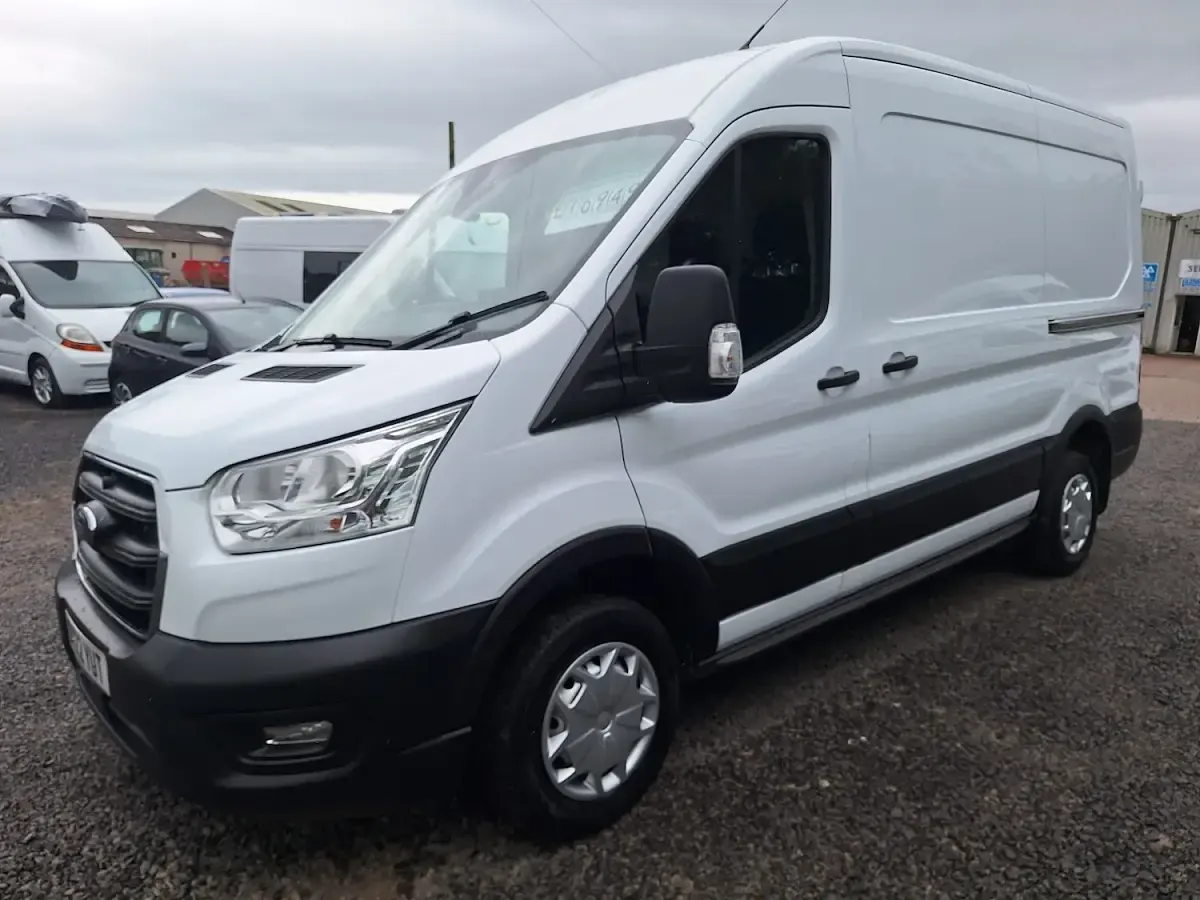 Used Ford Transit Trend 130 HP (95 kW) 2022 White Van