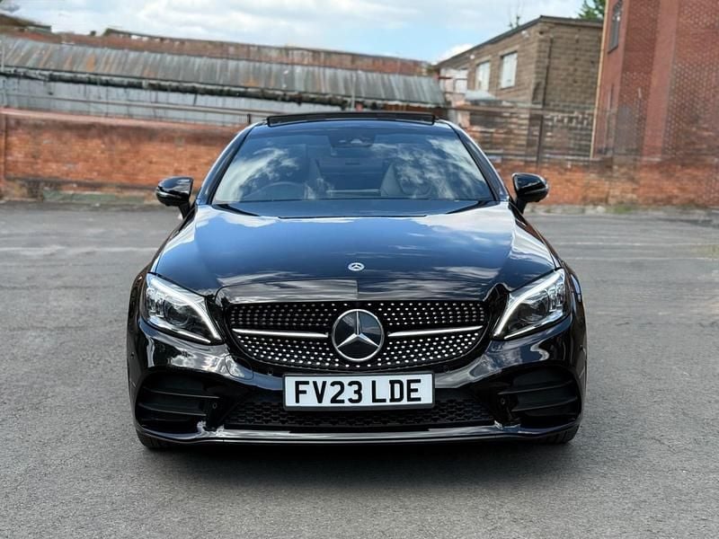 Used Mercedes C300 AMG line 270 HP (198 kW) 2023 Black Coupe