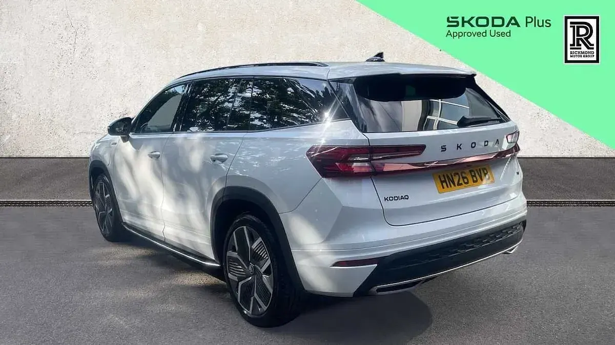 Used Skoda Kodiaq SportLine 200 HP (147 kW) 2026 White SUV