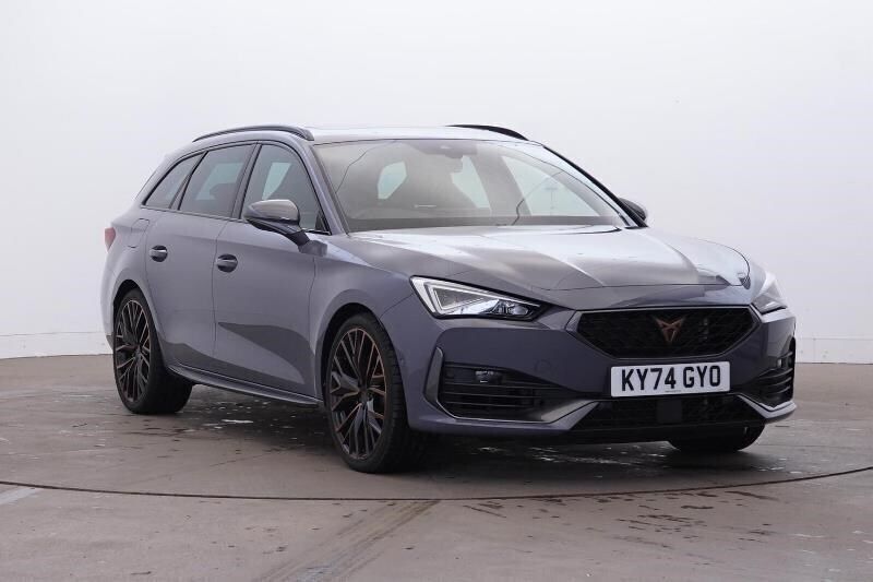 Premium metallic graphene grey Used 2024 Cupra Leon VZ2 Estate | £31,290 (A bit pricey) - Image 1/4
