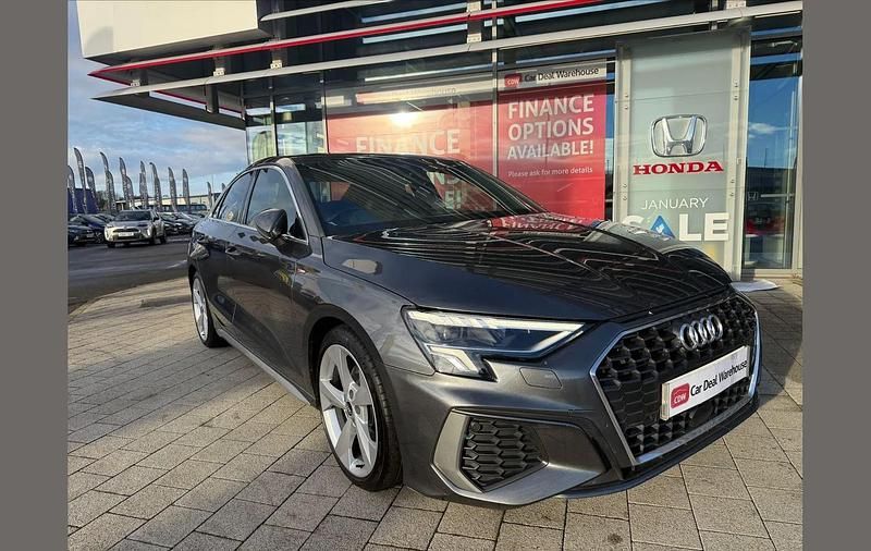 Grey Used 2021 Audi A3 S-Line Sedan | £16,899 (Fair price) - Image 1/4