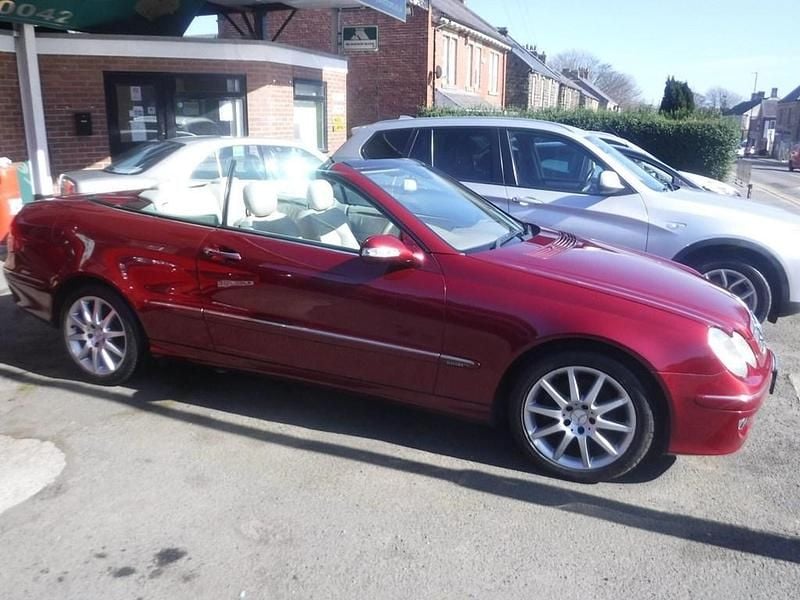 Used Mercedes CLK280 Elegance 2006 Red Cabriolet