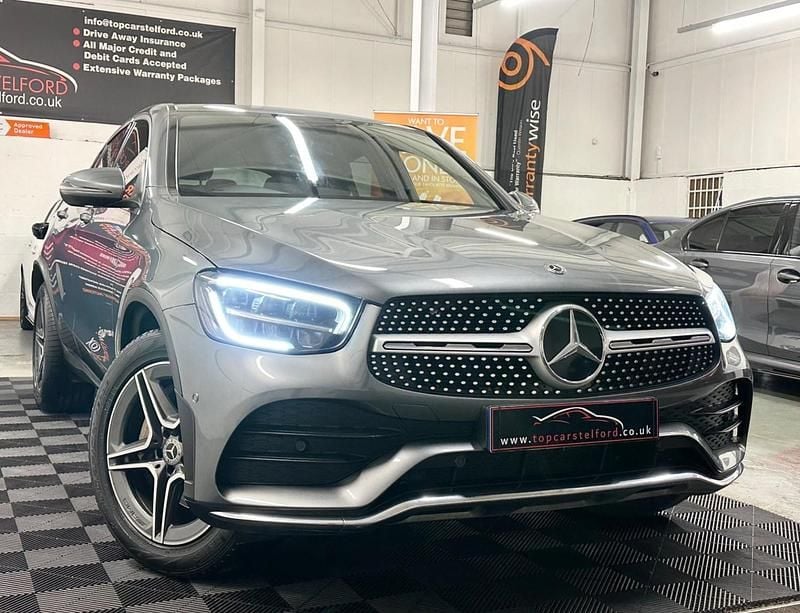 Grey Used 2020 Mercedes GLC220 AMG line Coupe | £22,695 (Good price) - Image 1/2