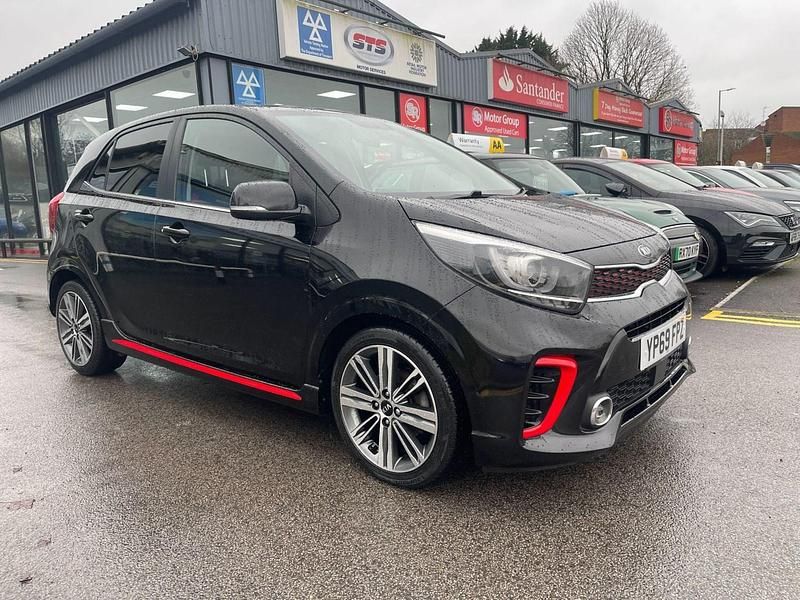Used Kia Picanto GT-Line 99 HP (72 kW) 2020 Black Hatchback