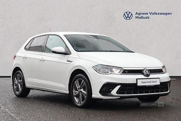 White Used 2022 VW Polo R-line Hatchback | £15,890 (A bit pricey) - Image 1/4