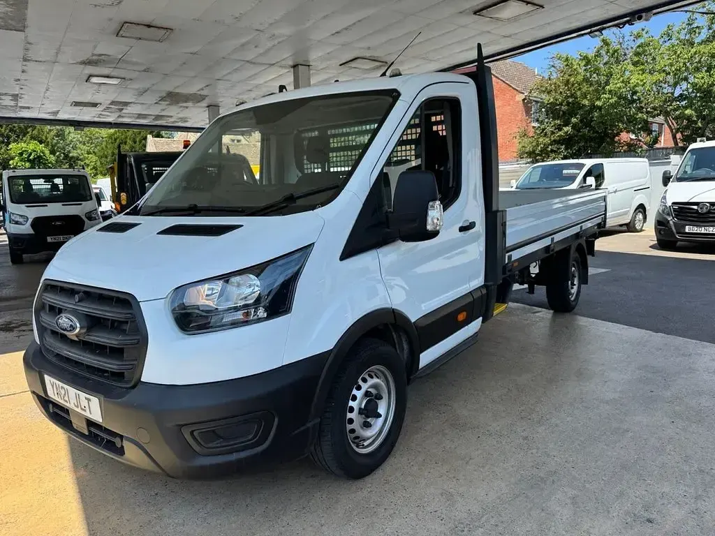 Used Ford Transit 130 HP (95 kW) 2021 White Cabriolet