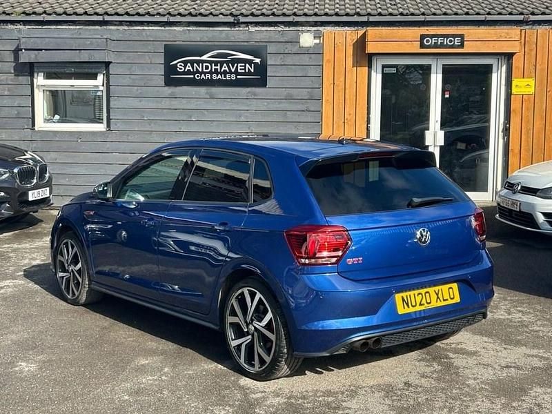 Used VW Polo GTI 200 HP (147 kW) 2020 Blue Hatchback