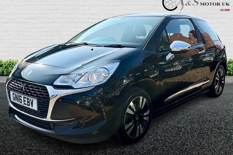 Black Used 2016 DS Automobiles DS3 Chic Hatchback | £5,450 (Fair price) - Image 1/1