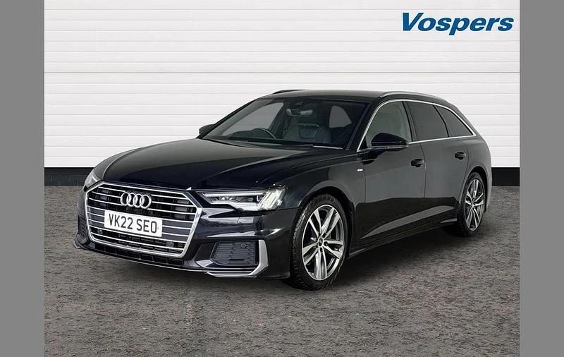 Used Audi A6 S-Line 200 HP (147 kW) 2022 Black Estate
