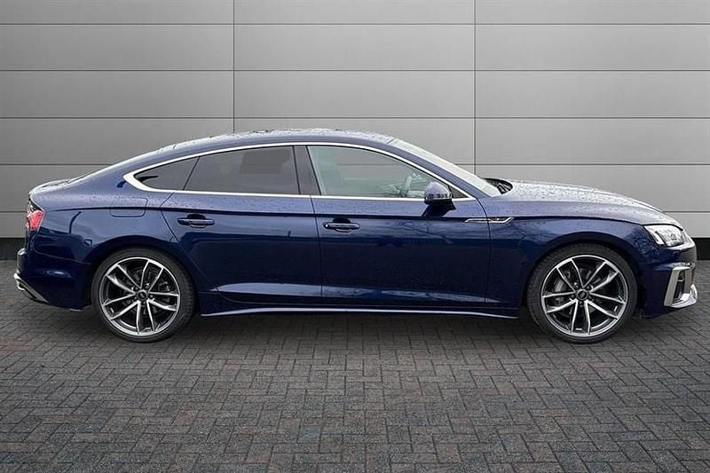 Used Audi A5 S-Line 204 HP (150 kW) 2024 Navarra blue Hatchback