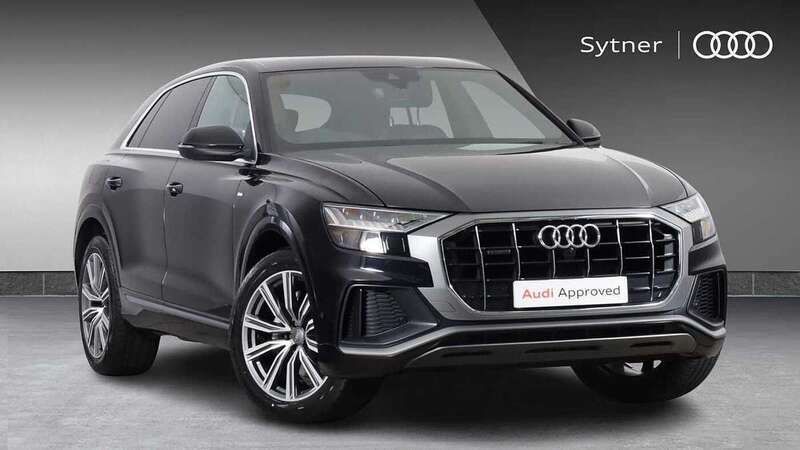 Black Used 2019 Audi Q8 S-Line SUV | £34,500 (Good price) - Image 1/4