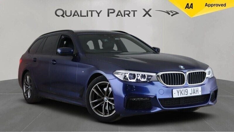 Blue Used 2019 BMW 520 M Sport Estate | £17,075 (Super price) - Image 1/4