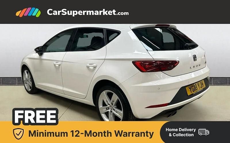 Used Seat Leon FR 150 HP (110 kW) 2018 White Hatchback