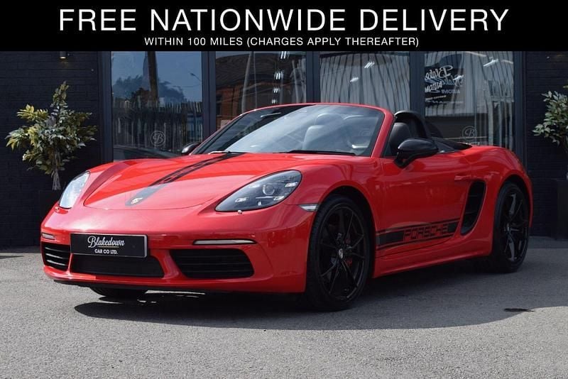 Red Used 2018 Porsche 718 Boxster Cabriolet | £35,999 (Fair price) - Image 1/4