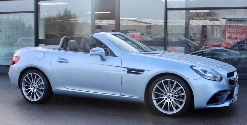 Used Mercedes SLC200 AMG line 2017 Silver Cabriolet