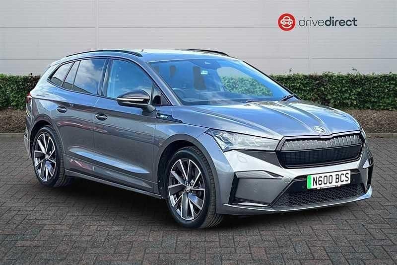 Grey Used 2023 Skoda Enyaq iV SportlinePlus SUV | £28,848 (A bit pricey) - Image 1/4