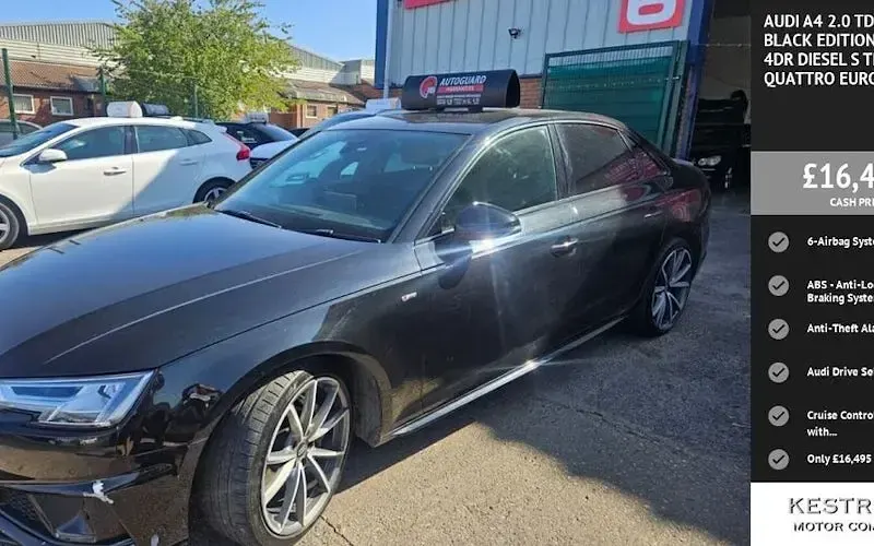 Used Audi A4 Black Edition 190 HP (139 kW) 2019 Sedan