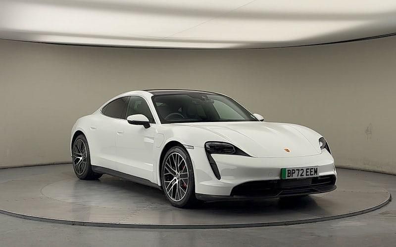 Used Porsche Taycan Performance Package 419 kW (571 HP) 2023 White Sedan