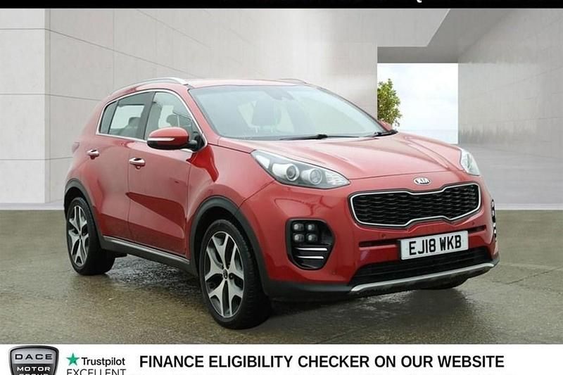 Used Kia Sportage GT-Line 114 HP (83 kW) 2018 Red SUV