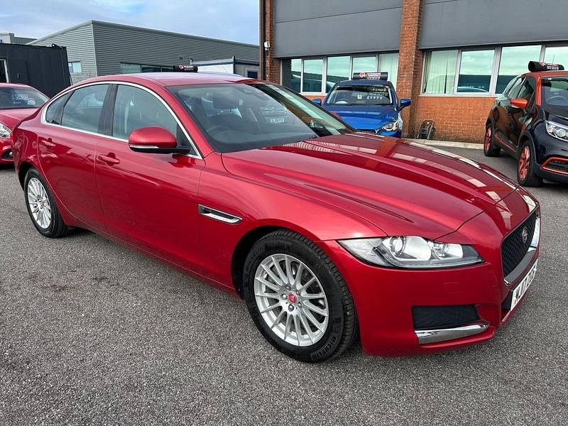 Used Jaguar XF Prestige 2017 Red Sedan