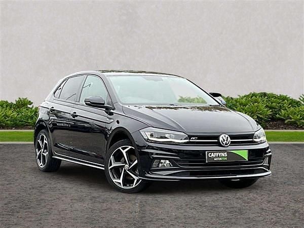 Black Used 2018 VW Polo R-line Hatchback | £12,249 (Fair price) - Image 1/4