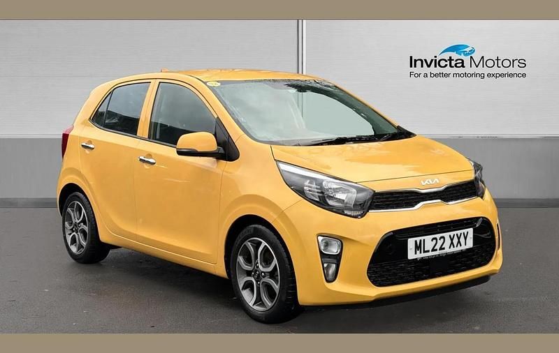Used Kia Picanto 66 HP (48 kW) 2022 Yellow Hatchback