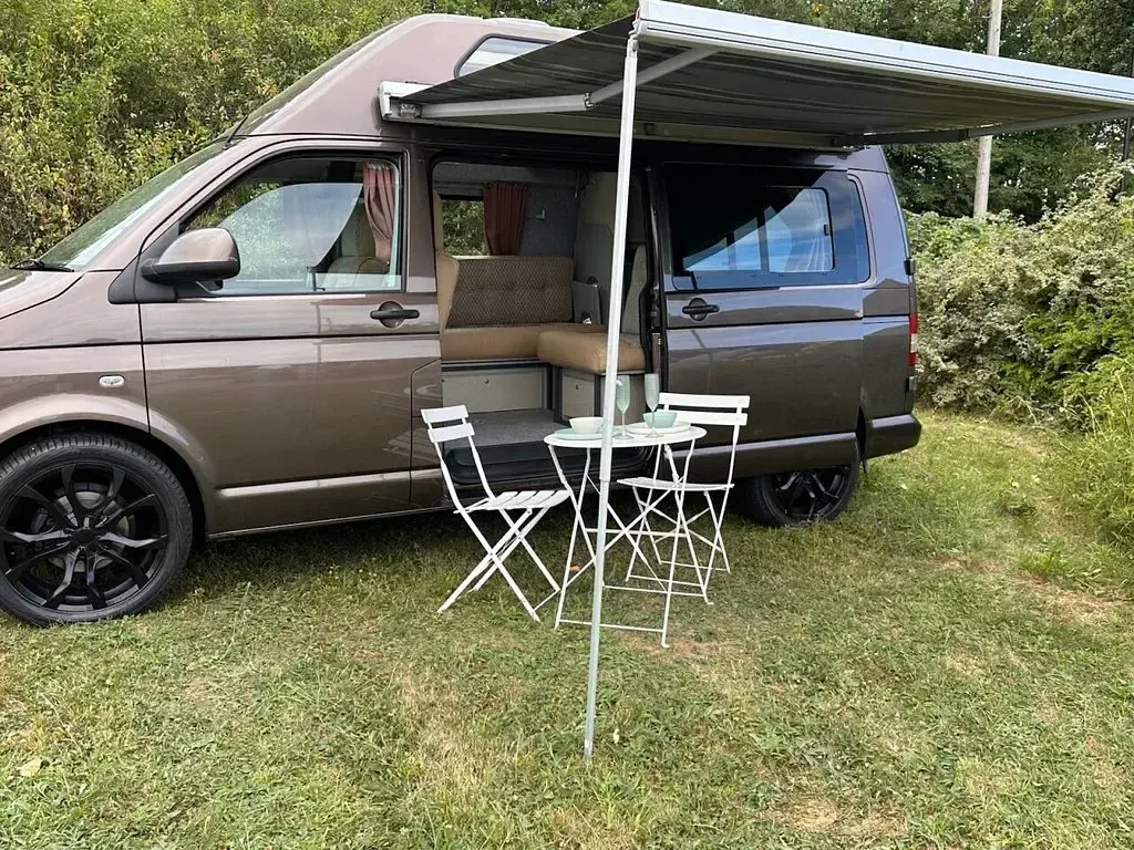Used VW T5 140 HP (102 kW) 2012 Brown Van