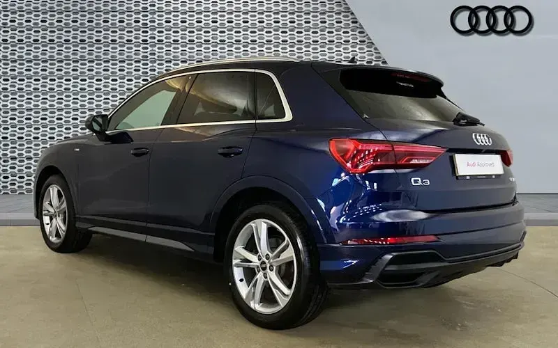 Begagnad Audi Q3 S-Line 150 HK (110 kW) 2022 Blå SUV