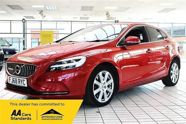 Red Used 2018 Volvo V40 Inscription Estate | £13,490 (Fair price) - Image 1/3