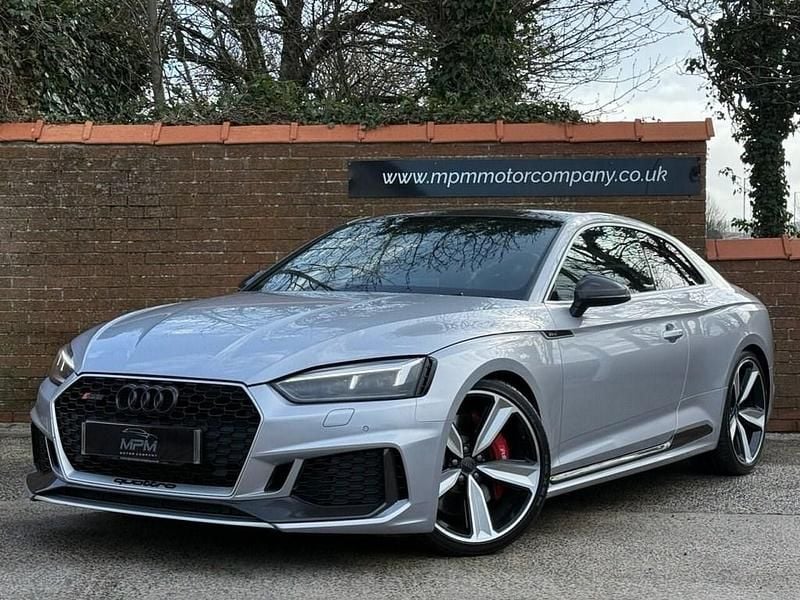 Used Audi RS5 Comfort 450 HP (330 kW) 2018 Silver Coupe