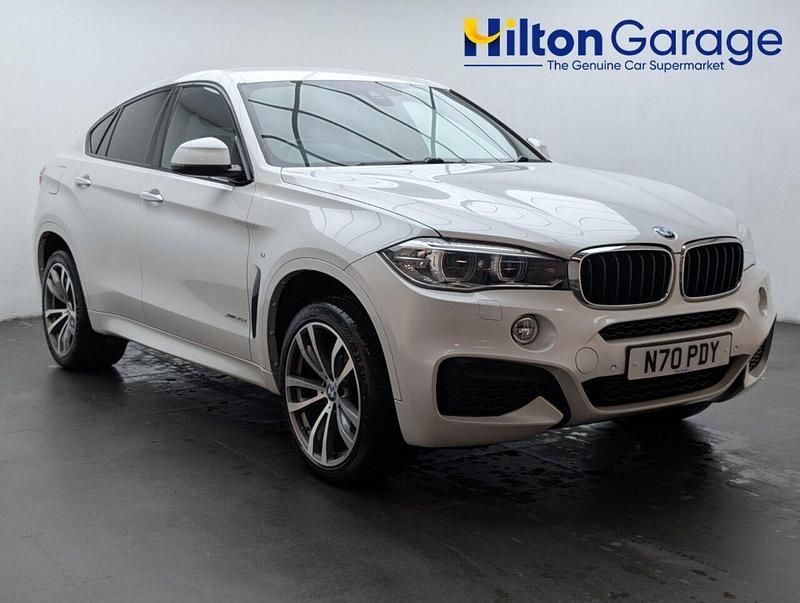 White Used 2018 BMW X6 M Sport SUV | £24,000 (Fair price) - Image 1/4