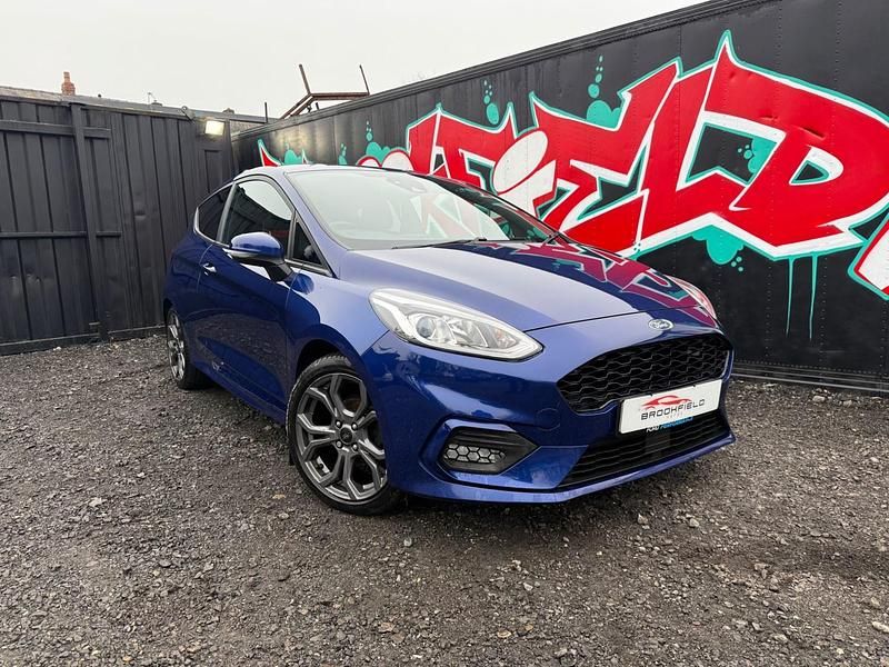 Blue Used 2018 Ford Fiesta ST-Line Hatchback | £6,795 (Fair price) - Image 1/4