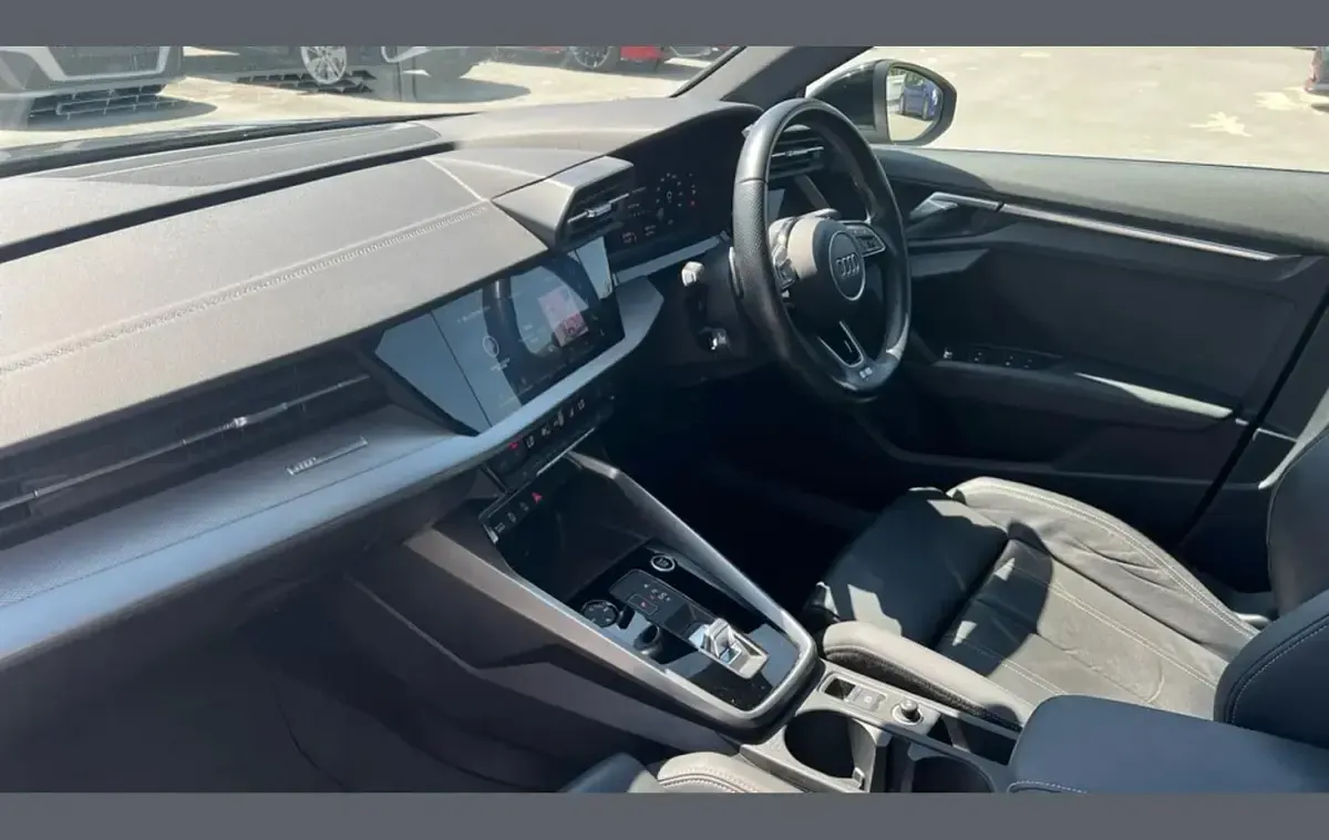 Used Audi A3 S-Line 147 HP (108 kW) 2021 Black Sedan