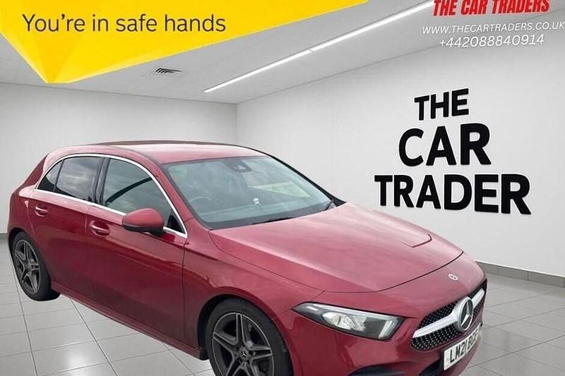 Red Used 2021 Mercedes A220 AMG line Hatchback | £14,988 (Good price) - Image 1/1