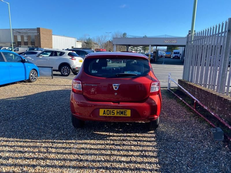 Used Dacia Sandero Ambiance 2015 Red Hatchback