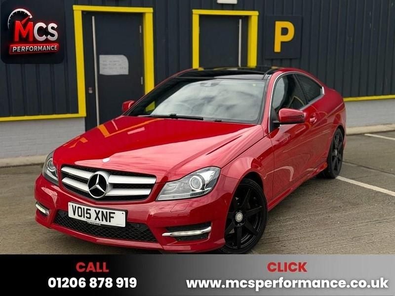 Used Mercedes C250 Sport Edition 2015 Red Coupe