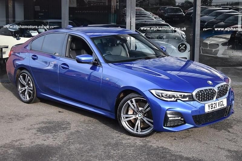 Blue Used 2021 BMW 330e M Sport Sedan | £19,990 (Good price) - Image 1/1