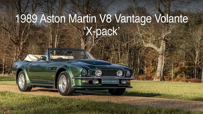 Used Aston Martin V8 438 HP (322 kW) 1989 Green Coupe