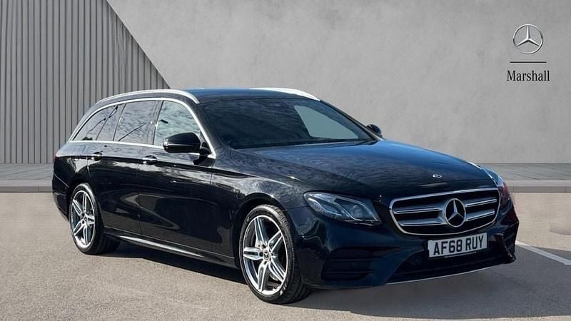 Black Used 2018 Mercedes E350 AMG Line Premium Plus Estate | £20,480 (Fair price) - Image 1/4