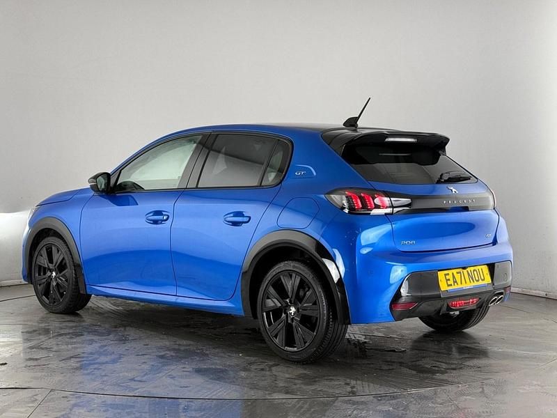 Used Peugeot 208 Premium 131 HP (96 kW) 2021 Blue Hatchback
