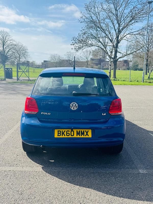 Used VW Polo SE 85 HP (62 kW) 2010 Blue Hatchback