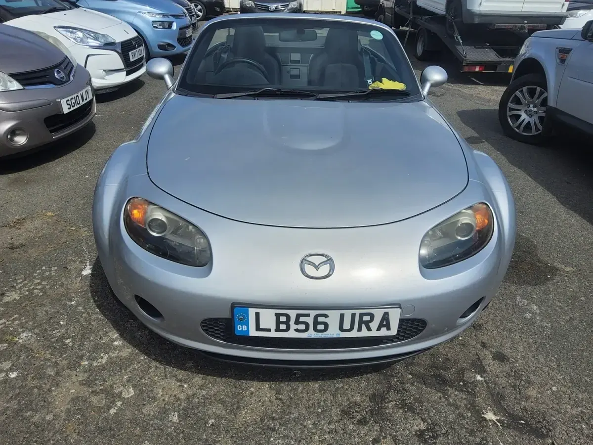 Used Mazda MX5 160 HP (117 kW) 2007 Silver Cabriolet