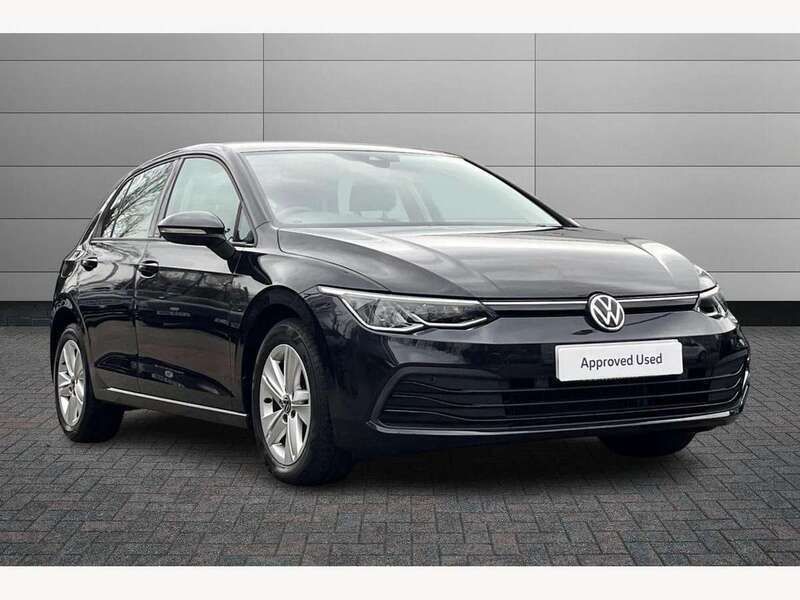 Black Used 2021 VW Golf VIII Life Hatchback | £19,690 (Fair price) - Image 1/4