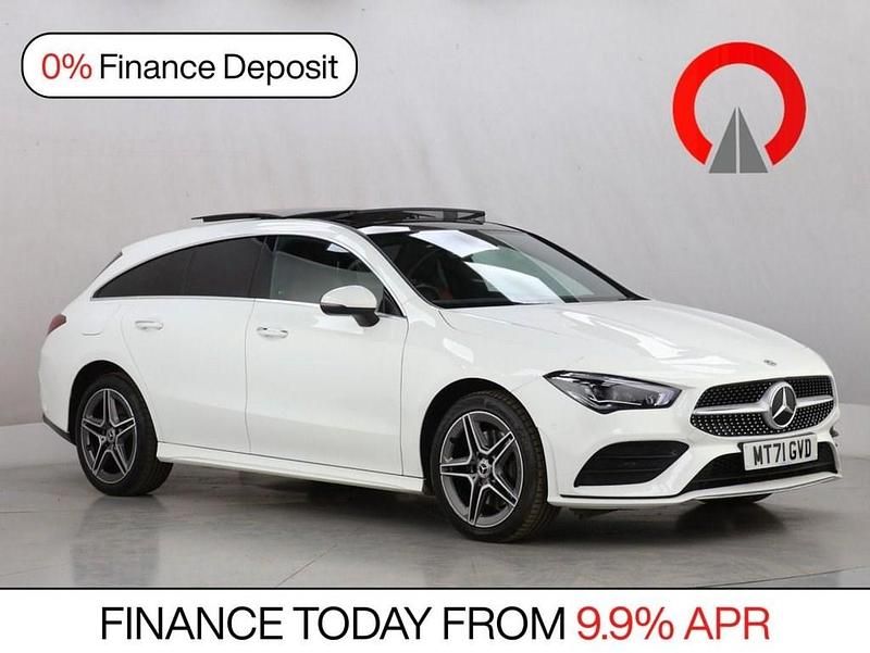Used Mercedes CLA250e Shooting Brake AMG line 218 HP (160 kW) 2021 White Estate