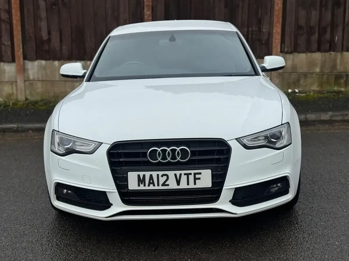 Used Audi A5 Sportback S-Line 2012 White Hatchback