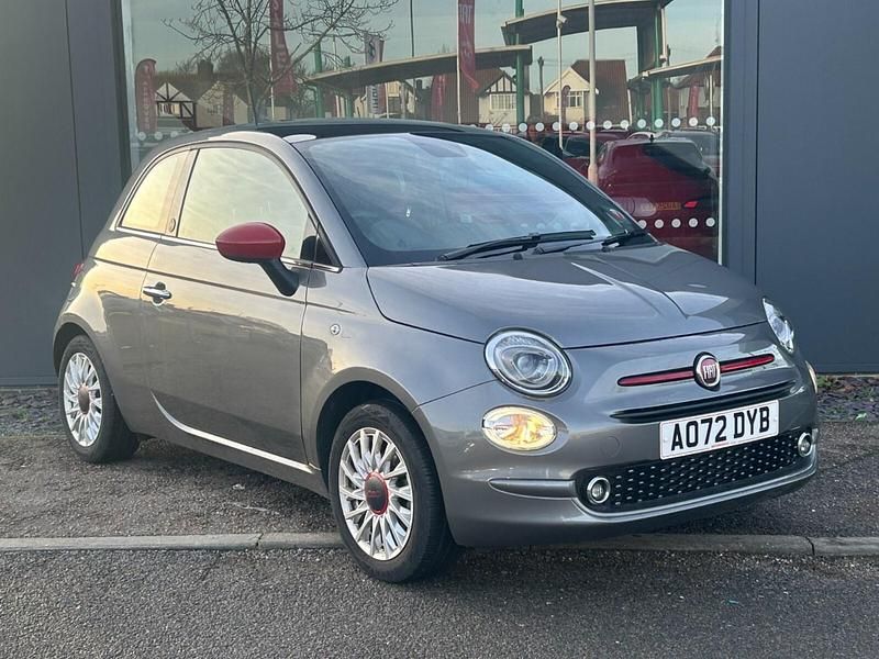 Grey Used 2022 Fiat 500 Red Hatchback | £11,695 (Fair price) - Image 1/4