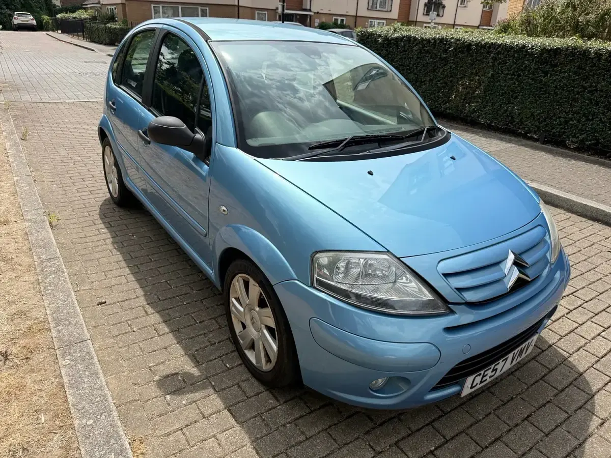 Used Citroën C3 109 HP (80 kW) 2007 Blue Hatchback