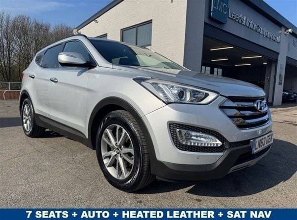 Silver Used 2014 Hyundai Santa Fe Premium SUV | £11,995 (Fair price) - Image 1/1