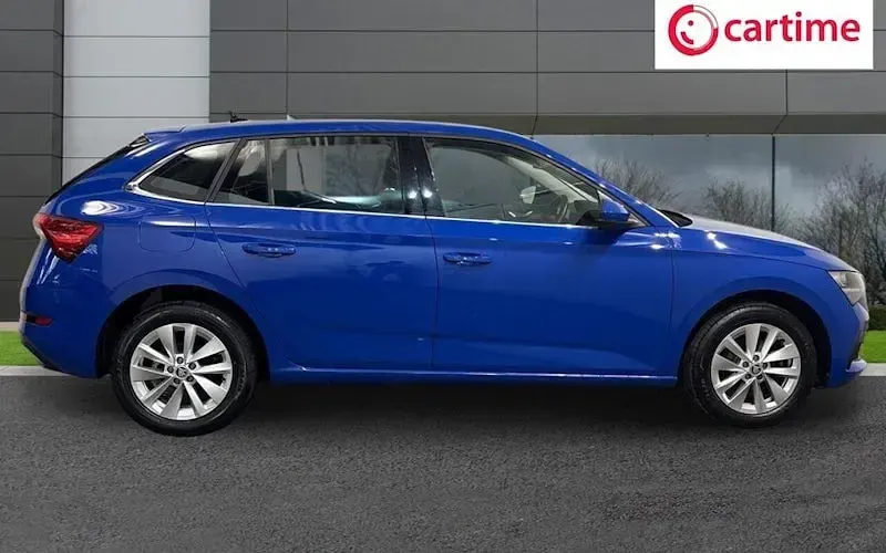 Used Skoda Scala SE Technology 110 HP (80 kW) 2023 Blue Hatchback